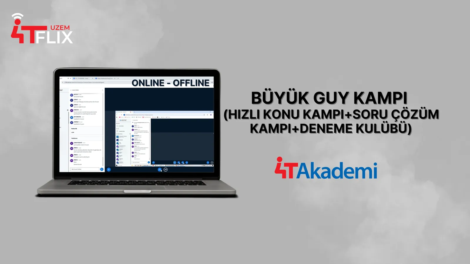 <p>Büyük&nbsp;GUY&nbsp;Kampı&nbsp;(Hızlı&nbsp;Konu&nbsp;Kampı&nbsp;+&nbsp;Soru&nbsp;Çözüm&nbsp;Kampı&nbsp;+&nbsp;Deneme&nbsp;Kulübü)</p>
